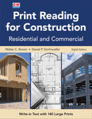Print Reading for Contruction Eighth Edition, Revised, Textbook