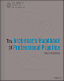 The Architect's Handbook of Professional Practice 15th Edition