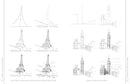 Draw Like an Artist: 100 Buildings and Architectural Forms: Step-by-Step Realistic Line Drawing - A Sourcebook for Aspiring Artists and Designers