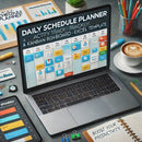 Boost Your Productivity: Daily Schedule Planner & Kanban Board Excel Template