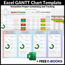 Excel GANTT Chart Template: Streamline Project Scheduling and Tracking + FREE EBOOK