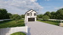 23' x 52' Farmhouse w/ 4 Bedroom, 2.5 Bath Architectural Plans - Custom 1,841 SF Modern Home Blueprint - PDF/AutoCAD - Bookread