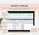 Project Management Template, Excel Dashboard, Project Tracker, Project Planner, Excel Template, Project Timeline, Gantt Chart, Task Tracker - Bookread