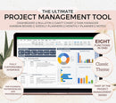 Project Management Template, Excel Dashboard, Project Tracker, Project Planner, Excel Template, Project Timeline, Gantt Chart, Task Tracker - Bookread
